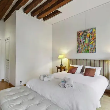 Marais Historical Center Parisian 3br Ouvert * باريس