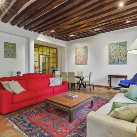 شقة Marais Historical Center Parisian 3br Ouvert باريس