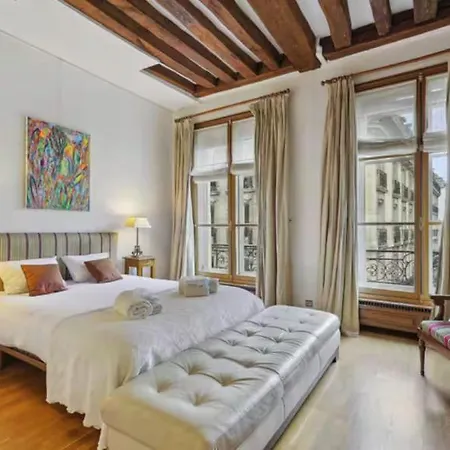 Marais Historical Center Parisian 3br Ouvert * باريس
