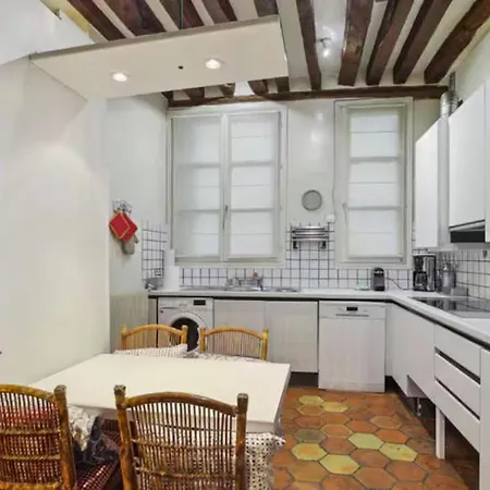 شقة Marais Historical Center Parisian 3br Ouvert *